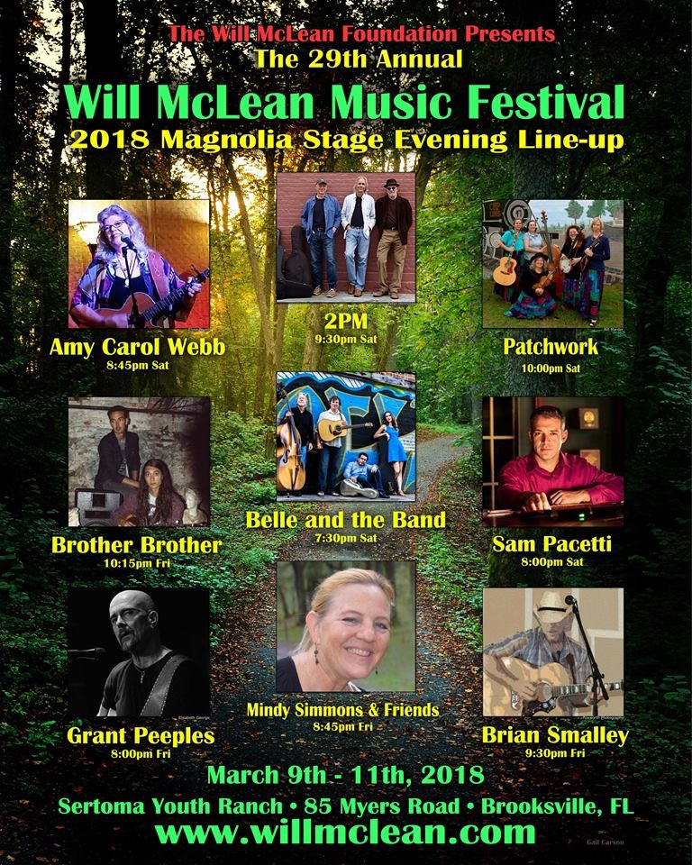 Will McLean Music Festival evening lineup announced Donna GreenTownsend